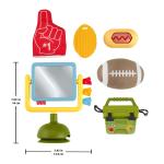 Fisher-Price Mini Me Moments Tiny Tailgater Set, 6-Piece Baby Sensory Activity Toys