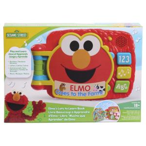 Sesame Street Elmo’s Lots to Learn 6.25 Inch Book, Learning and Education, Baby and Toddler Toys
