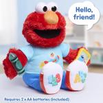 Sesame Street 13-inch Learning Elmo Plush Stuffed Animal with 50+ Phrases, Lights, Sounds, & Motion