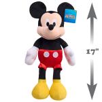 Disney Mickey Mouse 17-Inch Large Plush Stuffed Animal, Toy for Kids Ages 2 and up