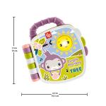 Fisher-Price Purple Monkey Musical Storybook Electronic Learning Toy for Baby & Toddler
