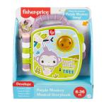 Fisher-Price Purple Monkey Musical Storybook Electronic Learning Toy for Baby & Toddler