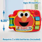 Sesame Street Elmo’s Lots to Learn 6.25 Inch Book, Learning and Education, Baby and Toddler Toys