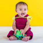 Oball Easy Grasp Jingle & Shake Pal Infant Toy Rattle, Green, Unisex, Ages 0 Months +