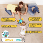 Lvelia Crawling Crab Baby Toy, Tummy Time Gifts for Toddler & Newborn, Light-Up Walking Dancing Moving Crab with Music & Obstacle Avoidance, Infant Rechargeable Sensory Development Toy (Green)