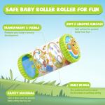 Crawling & Walking Baby Toys, Inflatable Rolling Infant Toys, Birthday Toy for Infant Toddler Boy Girl 6 7 8 9 10 11 Month 1-2 Year Old