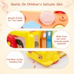 SaveJoy Baby Busy Bus Learning Toy Montessori Toddler Sensory Toys,Educational Gifts for Kids Boys & Girls