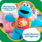 Sesame Street Sing-Along Cookie Monster 13-inch Plushie Stuffed Animal, Recycled Filling, Blue Baby and Toddler Toys