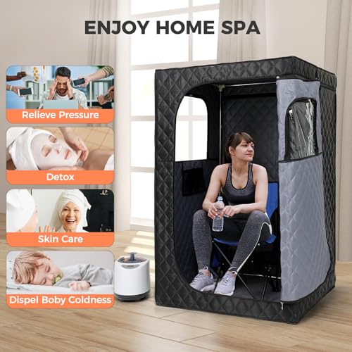 Portable Home Sauna Spa Tent with Steam Generator