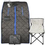 Portable Infrared Home Sauna with Heating Foot Pad