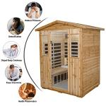 Kanlanth 4-Person Low EMF Infrared Sauna Room