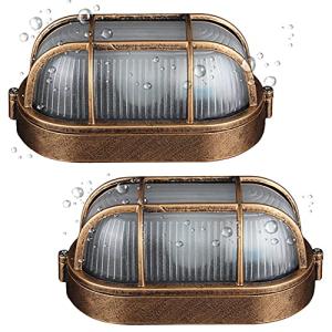 Outdoor Nautical Wall Lights - 2 Pack