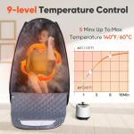 Portable Single Person Sauna Tent with Steam Generator