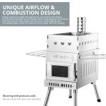 WillowyBe Outdoor Sauna Hot Tent with Rocket Stove