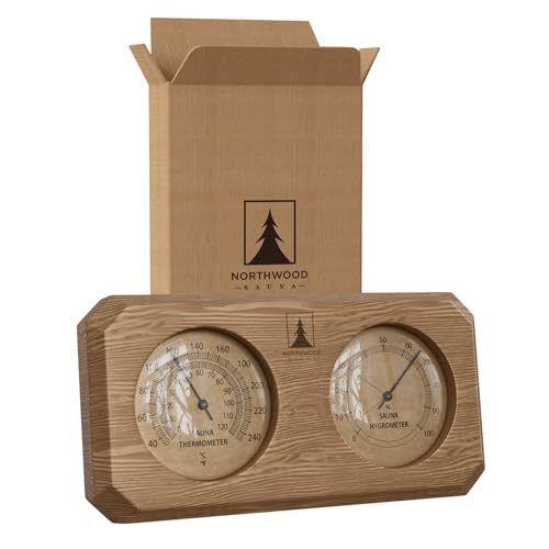 Northwood Sauna - 2 in 1 Thermometer & Hygrometer