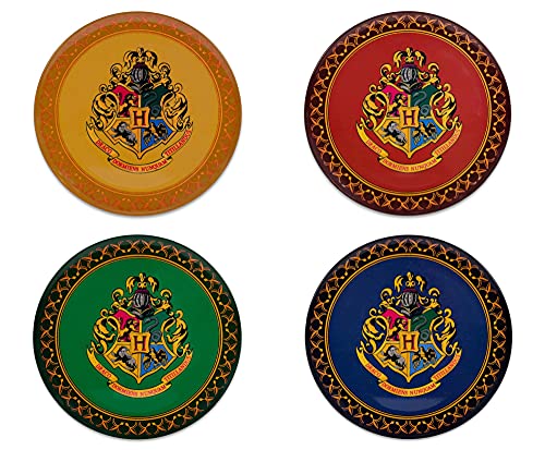Hogwarts Crest Melamine Plate Set, 10-Inches