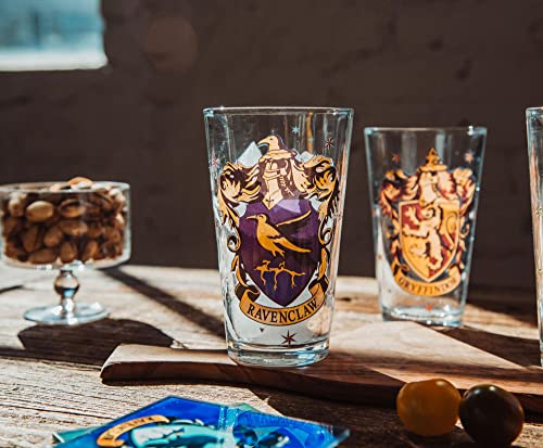 Hogwarts House Crests Pint Glasses - Set of 4