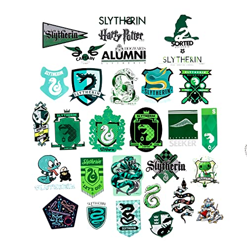 Harry Potter Slytherin Vinyl Stickers: 60 Unique + Holograms