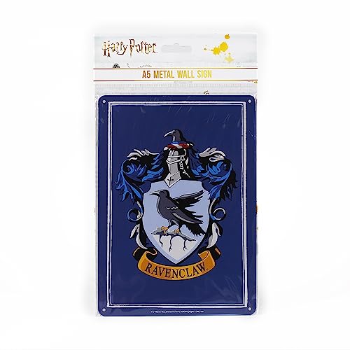 Ravenclaw House Crest Tin Signs | Harry Potter Bedroom Wall Art