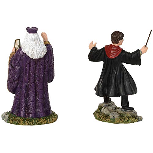 Harry and Headmaster Figurine Set for Potter Village