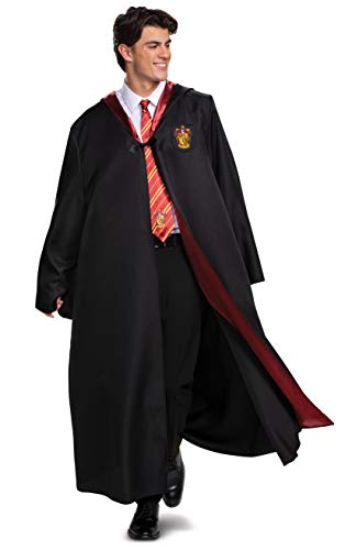Gryffindor Costume Outerwear, XXL - Black & Red