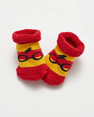 Harry Potter Baby Set: Blanket, Hat, Socks (Red/Yellow/Grey)