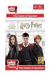 Who Says? Card Game Harry Potter Edition ages 10 & Up