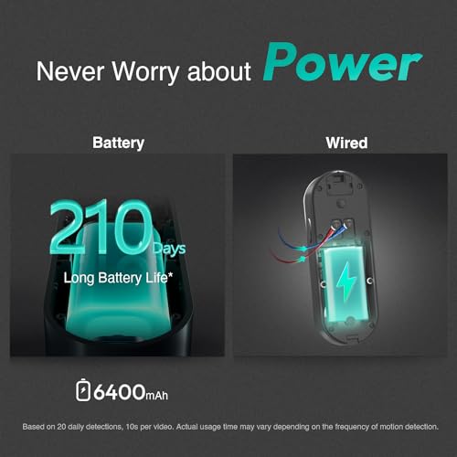 BOTSLAB 5MP Wireless Video Doorbell Camera