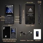 Bluetooth 5.3 Mini MP3 Player with HiFi Sound