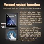 Bluetooth 5.3 Mini MP3 Player with HiFi Sound