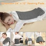 Deepsoon Electric Heating Pad for Back and Neck