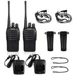 Pxton Rechargeable Long Range Walkie Talkies - 2 Pack