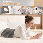 Deepsoon Electric Heating Pad for Back and Neck