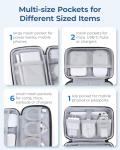 BAGSMART Travel Case for Electronics and Cables