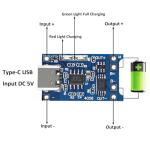 AEDIKO 5-Pack TP4056 USB Lithium Battery Charger Module