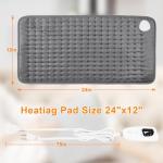 Deepsoon Electric Heating Pad for Back and Neck