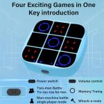 4-in-1 Handheld Tic-Tac-Toe Puzzle Game