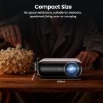 HAPPRUN 1080P Bluetooth Mini Projector with Speaker