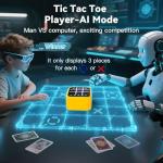 Rechargeable Electronic Tic Tac Toe Game Box