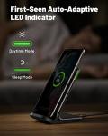 INIU 15W Fast Qi Wireless Charger with Adaptive Light