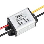 DROK Waterproof Adjustable DC Buck Converter 3A