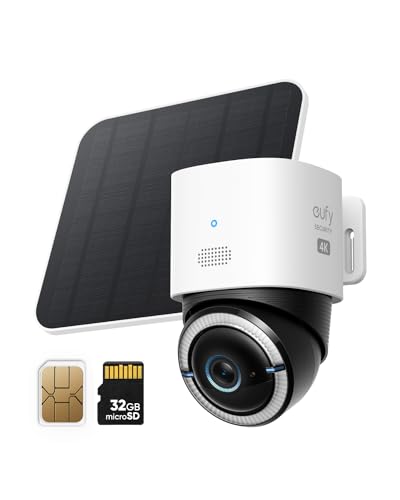 4G LTE Solar Security Camera with AI Tracking