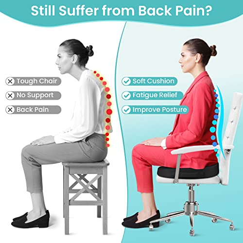 CushZone Gel Seat Cushion for All-Day Comfort