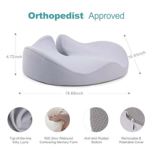 Foamula Ergonomic Memory Foam Seat Cushion