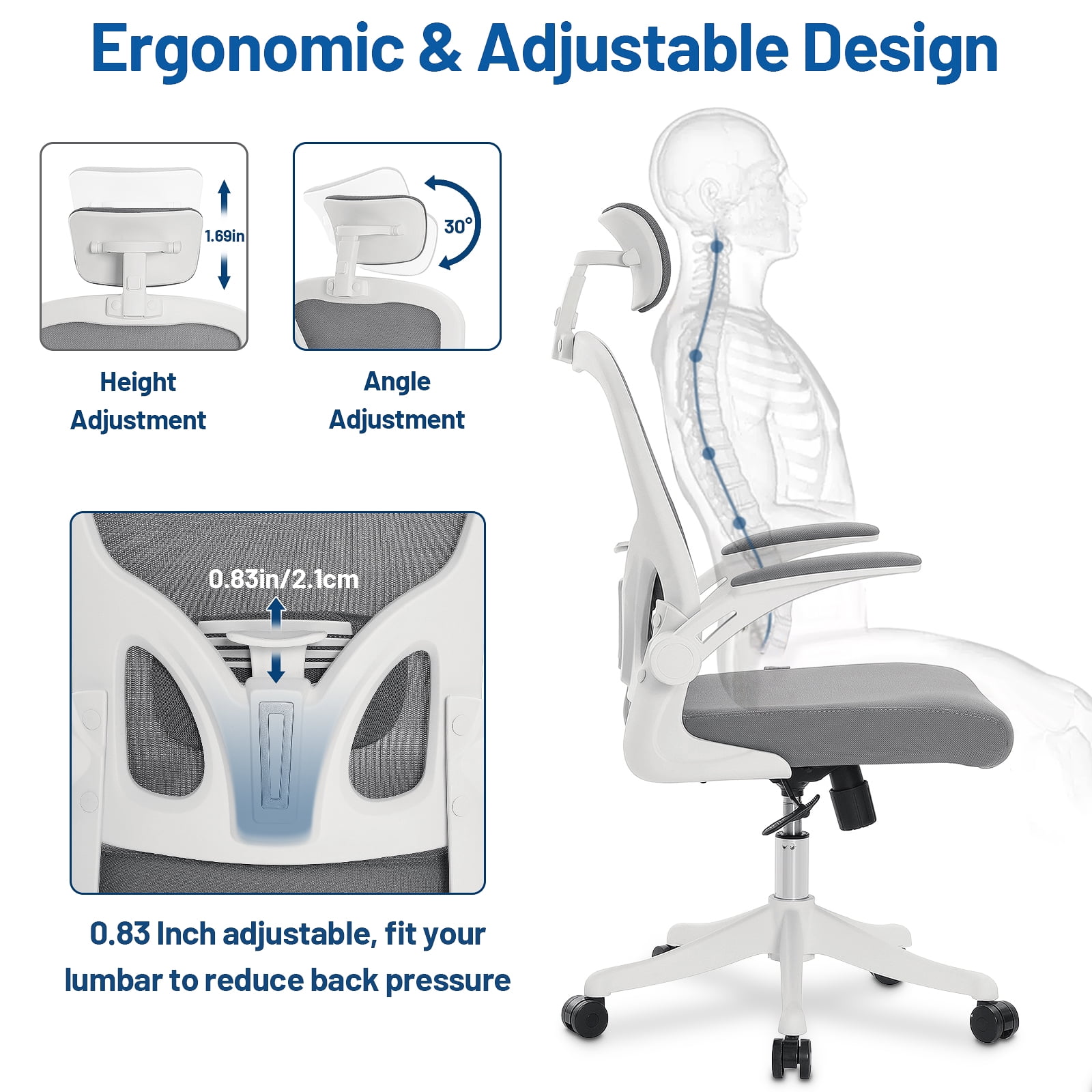 High Back Ergonomic Mesh Office Chair