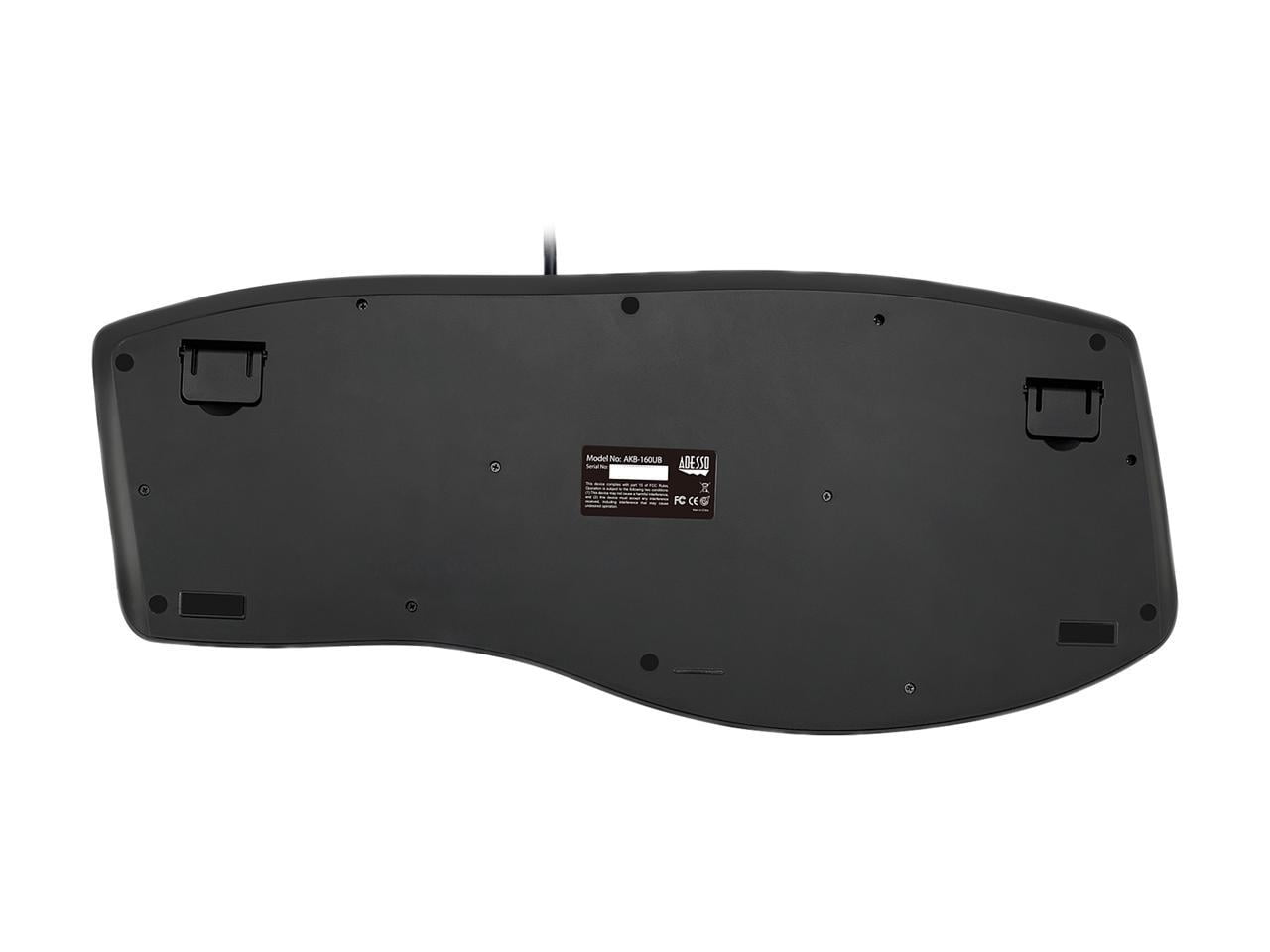 Windows Ergonomic Desktop Keyboard - Adesso AKB-160UB