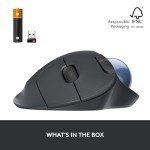 Ergonomic Wireless Trackball Mouse for Easy Control