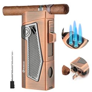 FANKAI 4 Torch Jet Flame Cigar Lighter