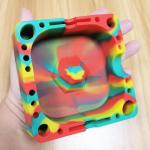 KUVIS Rasta Portable Silicone Ashtray for Smoking