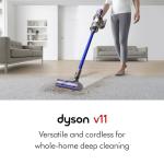 Dyson V11 Cordless Stick Vacuum - Nickel/Blue